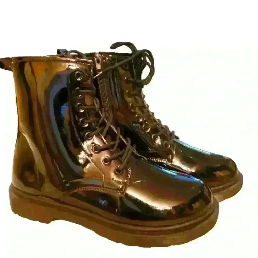 Mudd black patent leather boots - Picture 1 of 5